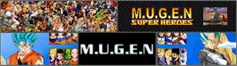 Arcade Cabinet Marquee for Super Heroes Mugen.