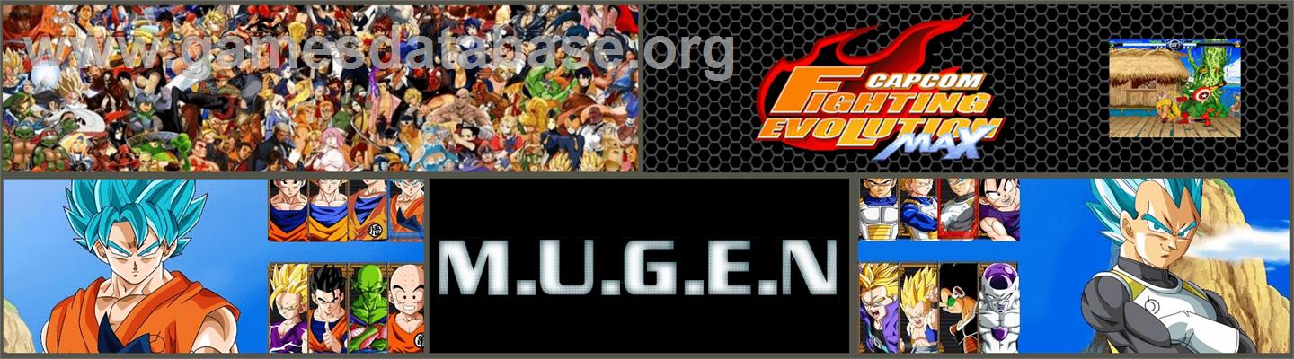 Capcom Fighting Evolution Max - MUGEN - Artwork - Marquee