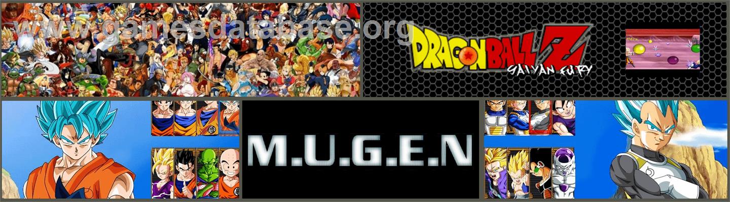DBZ Saiyan Fury 09 - MUGEN - Artwork - Marquee