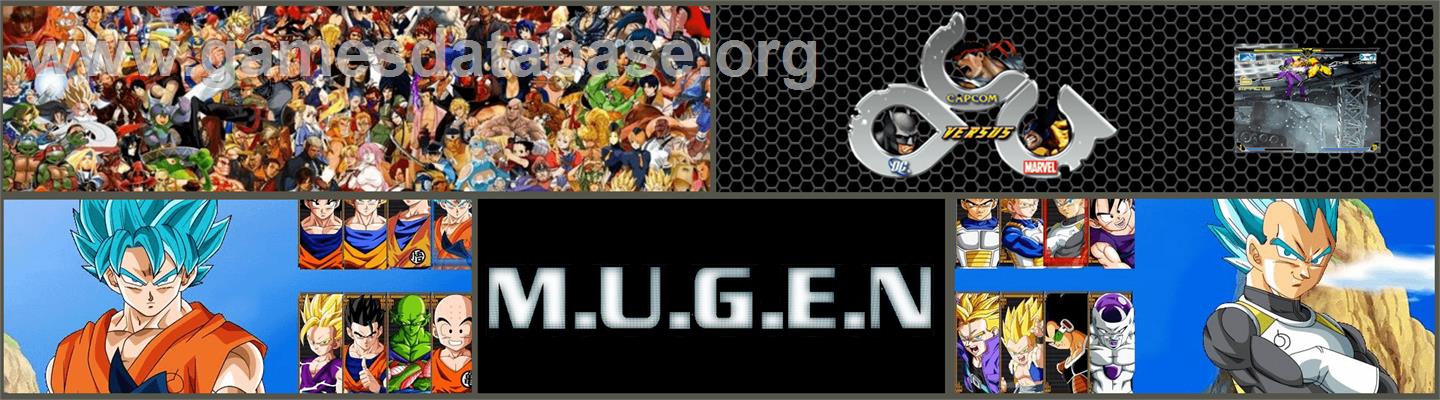 DC vs Capcom vs Marvel - MUGEN - Artwork - Marquee