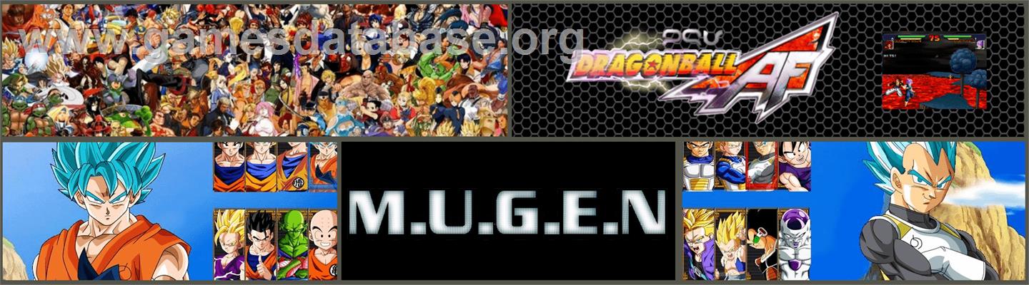 Dragon Ball AF - MUGEN - Artwork - Marquee