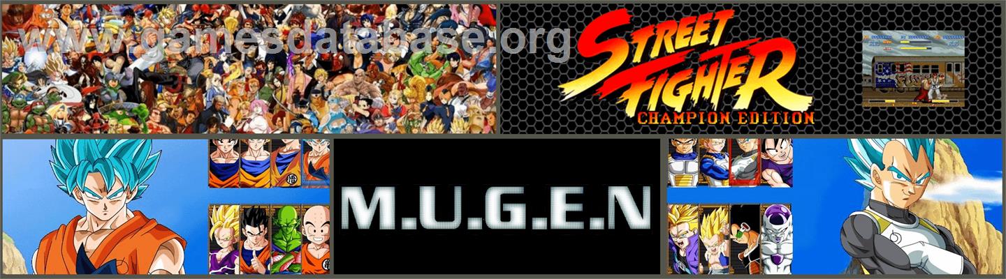 Street Fighter 1 - Champion Edition - MUGEN - Artwork - Marquee