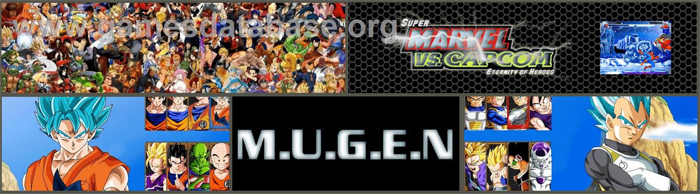 Super Marvel vs Capcom Eternity of Heroes - MUGEN - Artwork - Marquee