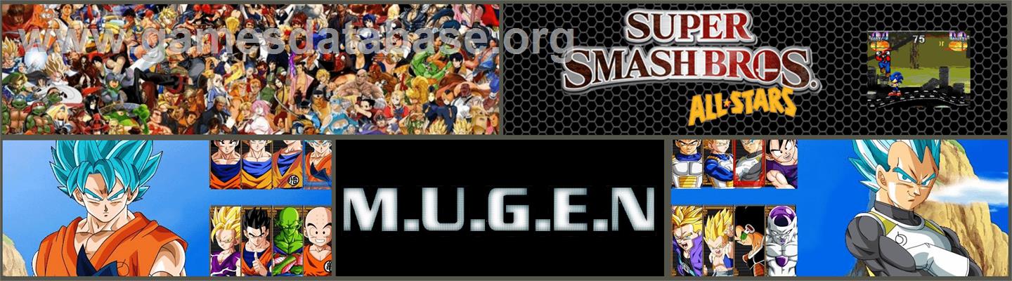 Super Smash Bros. Brawl All Stars - MUGEN - Artwork - Marquee