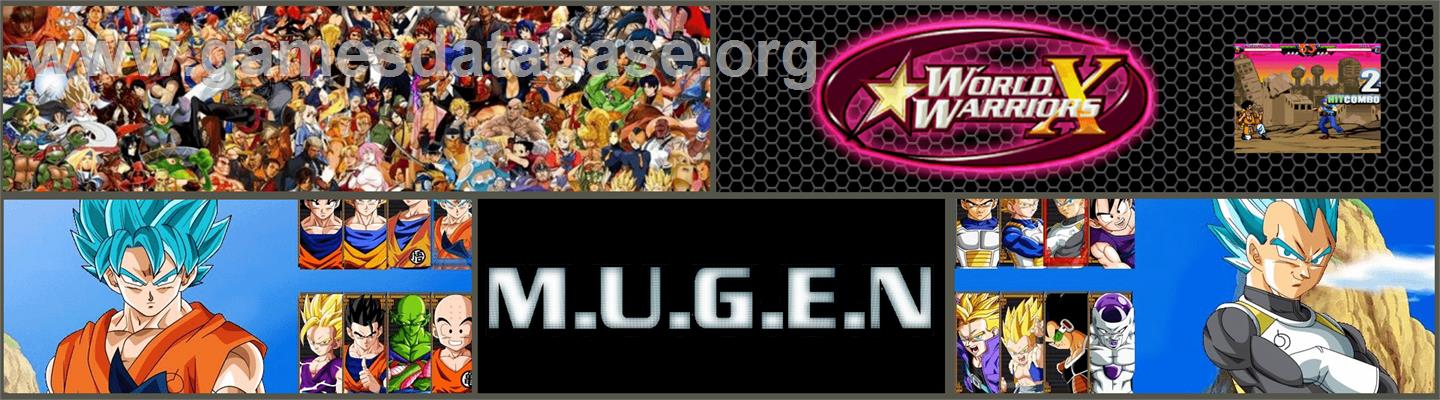 World Warriors X - MUGEN - Artwork - Marquee