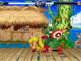 In game image of Capcom Fighting Evolution Max on the MUGEN.