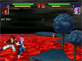 In game image of Dragon Ball AF on the MUGEN.