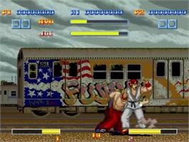 In game image of Street Fighter 1: Champion Edition on the MUGEN.