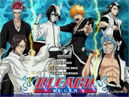 Title screen of Bleach M.U.G.E.N on the MUGEN.