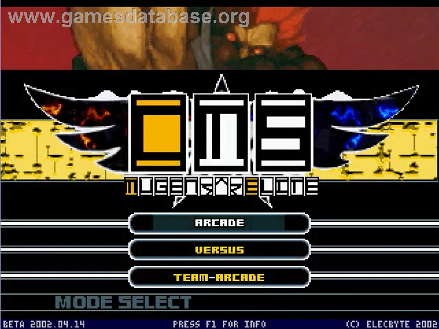 CMS Mugen Elite - MUGEN - Artwork - Title Screen
