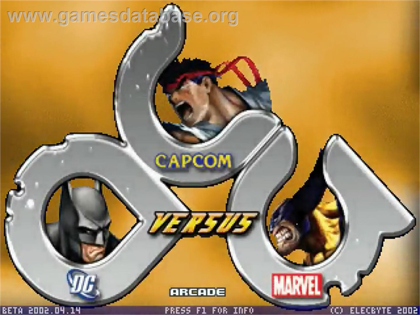 DC vs Capcom vs Marvel - MUGEN - Artwork - Title Screen