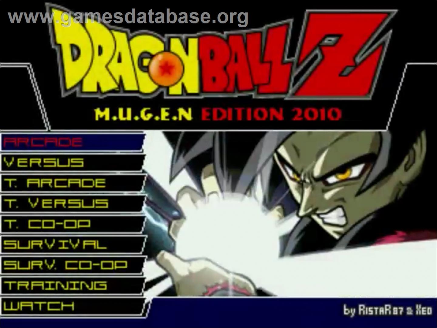 Dragon Ball M.U.G.E.N Edition 2010 - MUGEN - Artwork - Title Screen