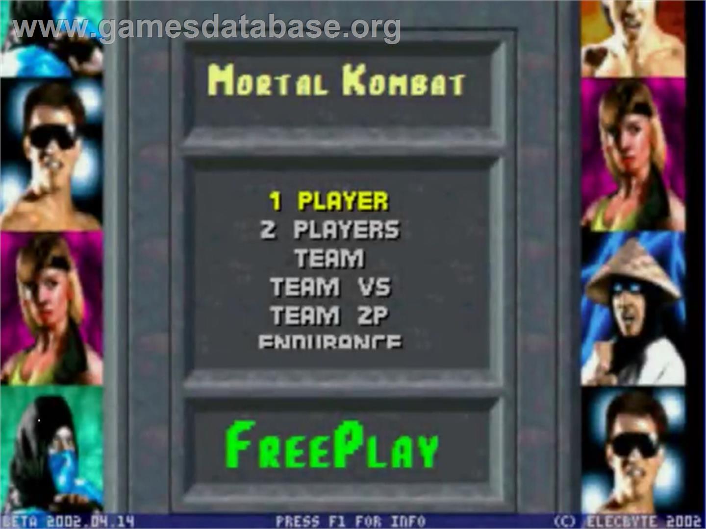 Mortal Kombat 1 - MUGEN - Artwork - Title Screen