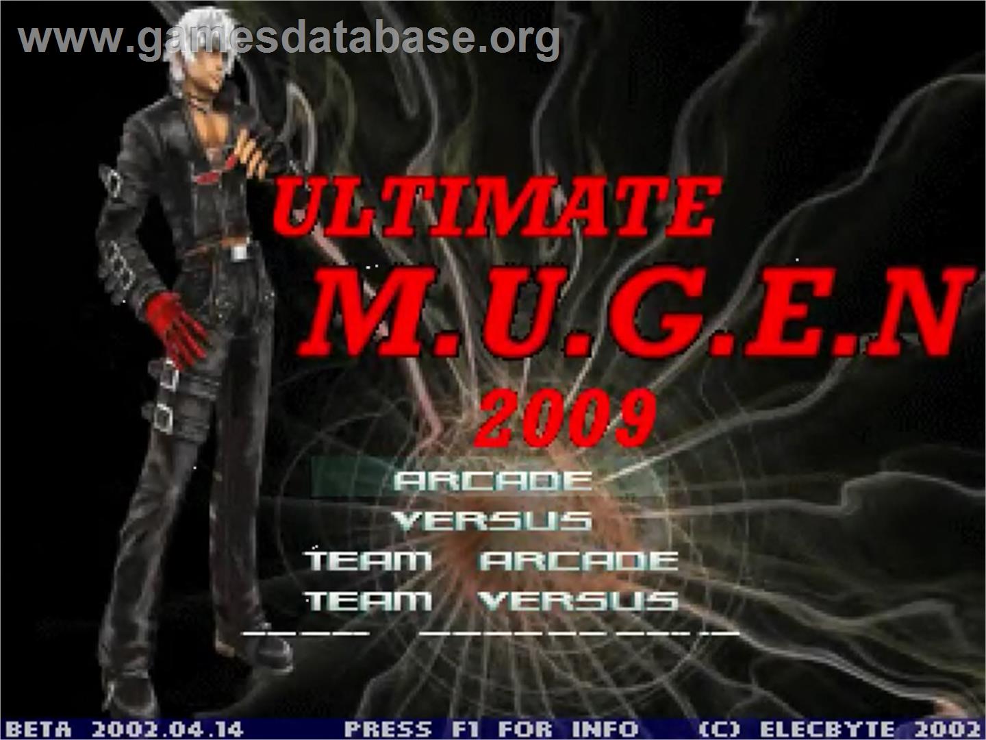 Ultimate Mugen 2009 - MUGEN - Artwork - Title Screen
