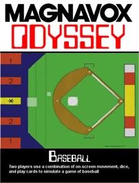 Box cover for Baseball on the Magnavox Odyssey.