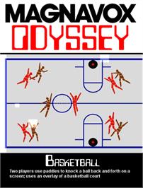 Box cover for Basketball on the Magnavox Odyssey.