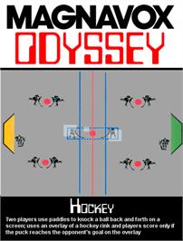 Box cover for Hockey on the Magnavox Odyssey.