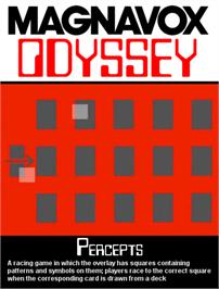 Box cover for Percepts on the Magnavox Odyssey.