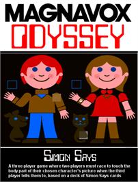Box cover for Simon Says on the Magnavox Odyssey.