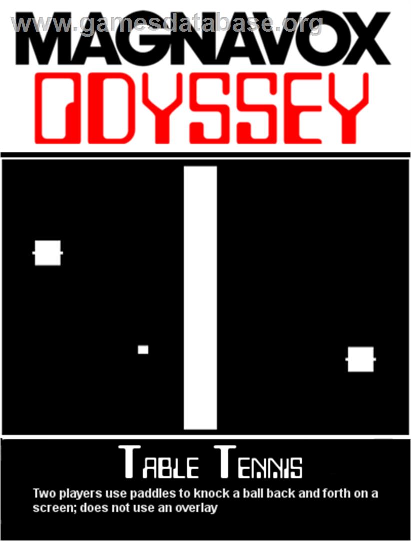 Table Tennis - Magnavox Odyssey - Artwork - Box