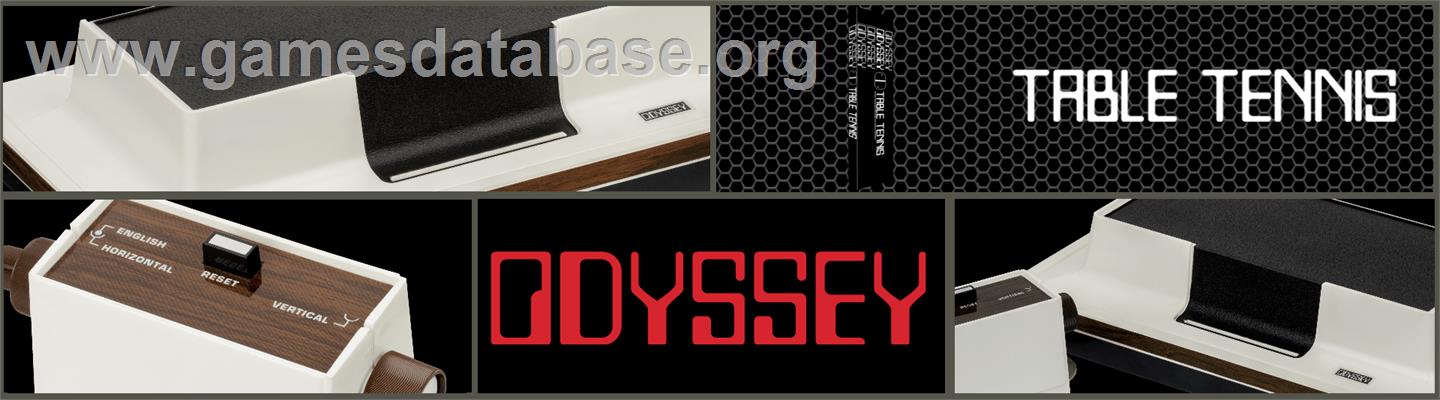 Table Tennis - Magnavox Odyssey - Artwork - Marquee