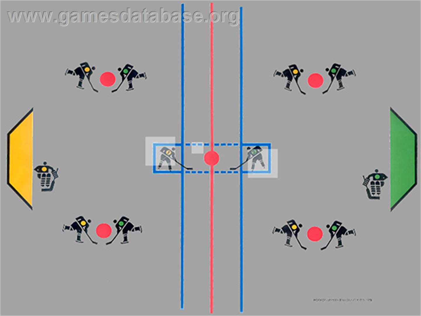 Hockey - Magnavox Odyssey - Artwork - In Game