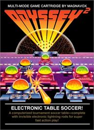 Box cover for Electronic Table Soccer on the Magnavox Odyssey 2.