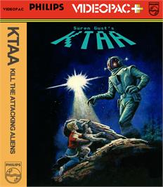 Box cover for Kill The Attacking Aliens on the Magnavox Odyssey 2.