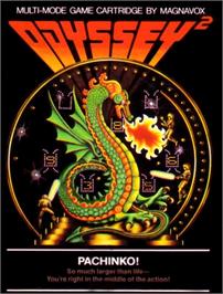 Box cover for Pachinko on the Magnavox Odyssey 2.