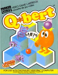 Box cover for Q-bert on the Magnavox Odyssey 2.