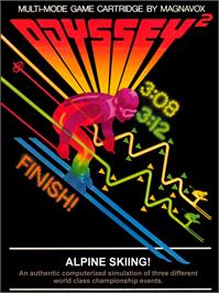 Box cover for Skiing on the Magnavox Odyssey 2.
