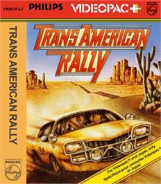 Box cover for Trans American Rally on the Magnavox Odyssey 2.