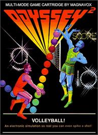Box cover for Volleyball on the Magnavox Odyssey 2.