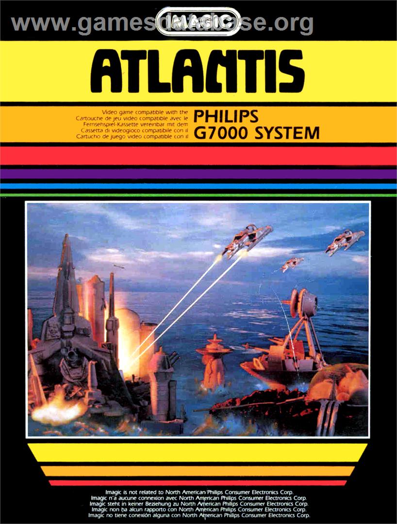 Atlantis - Magnavox Odyssey 2 - Artwork - Box