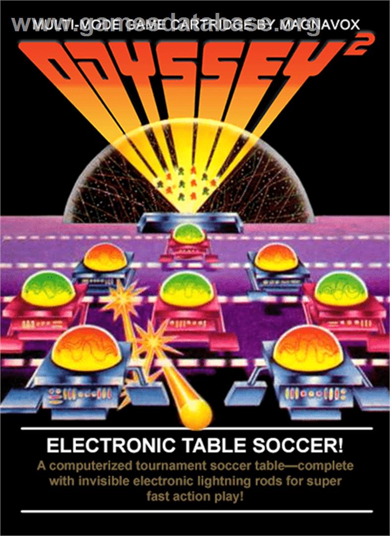 Electronic Table Soccer - Magnavox Odyssey 2 - Artwork - Box