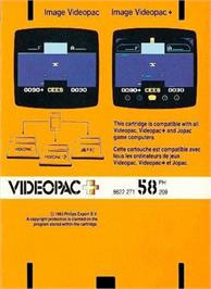 Box back cover for Air Battle on the Magnavox Odyssey 2.