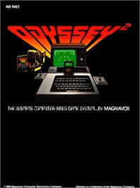 Box back cover for I've Got Your Number on the Magnavox Odyssey 2.