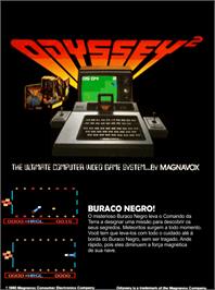 Box back cover for Neutron Star on the Magnavox Odyssey 2.