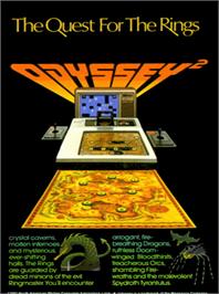 Box back cover for The Quest for the Rings on the Magnavox Odyssey 2.