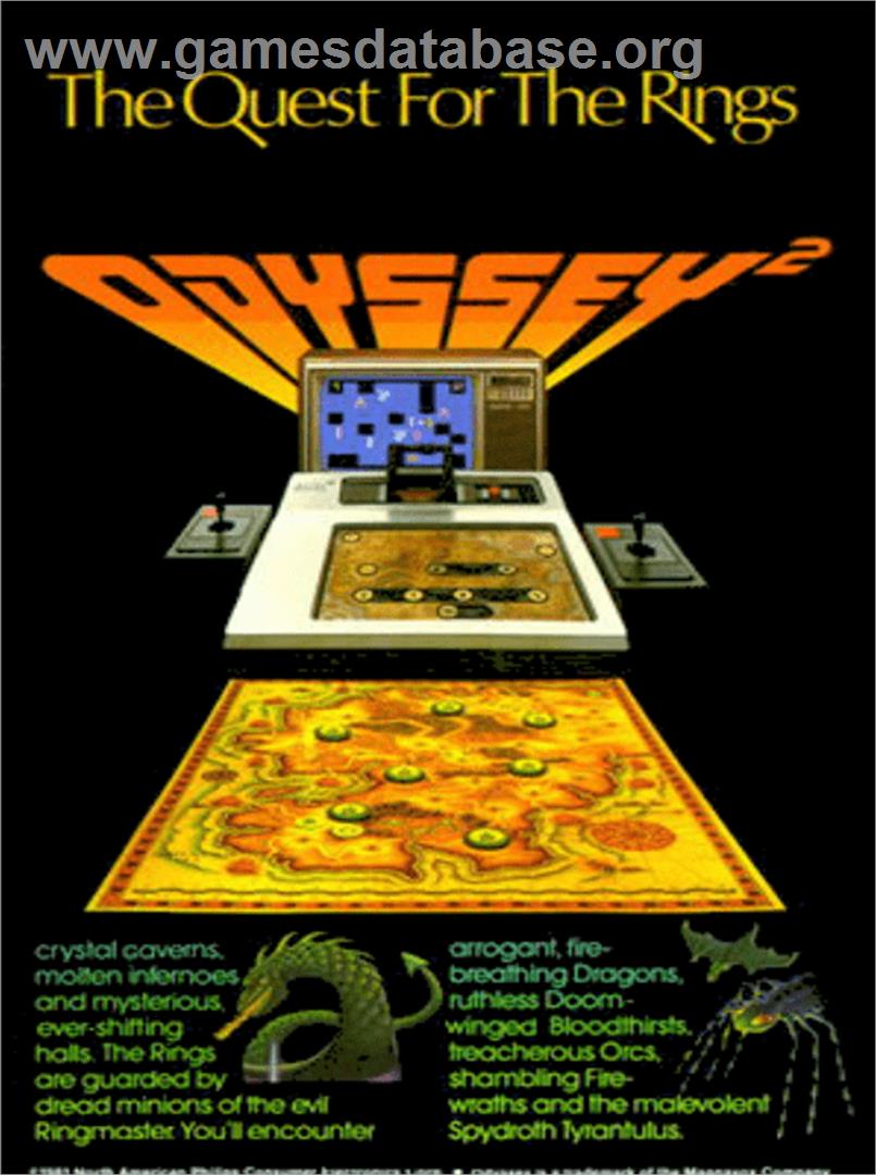The Quest for the Rings - Magnavox Odyssey 2 - Artwork - Box Back