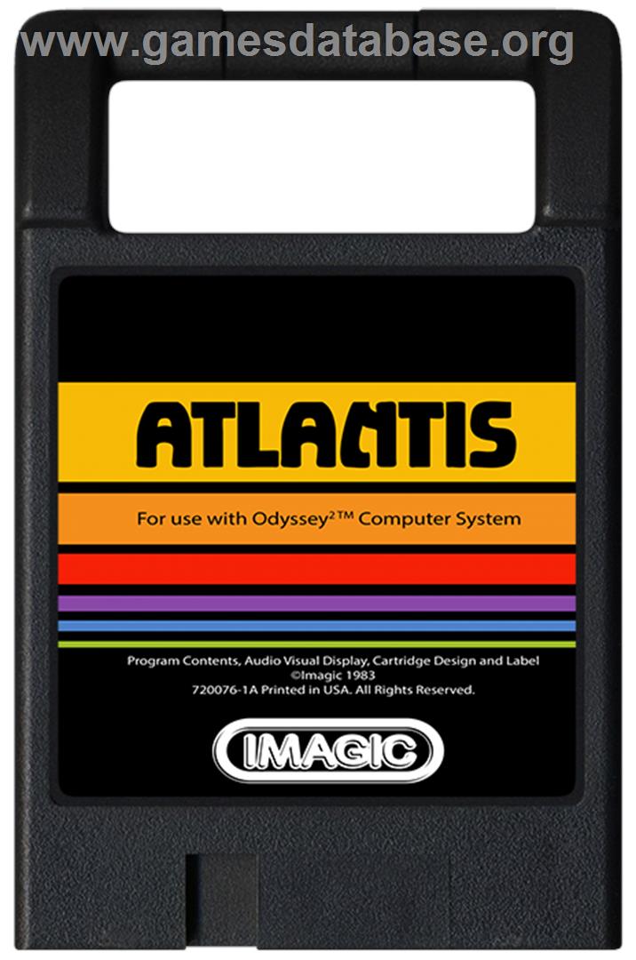 Atlantis - Magnavox Odyssey 2 - Artwork - Cartridge