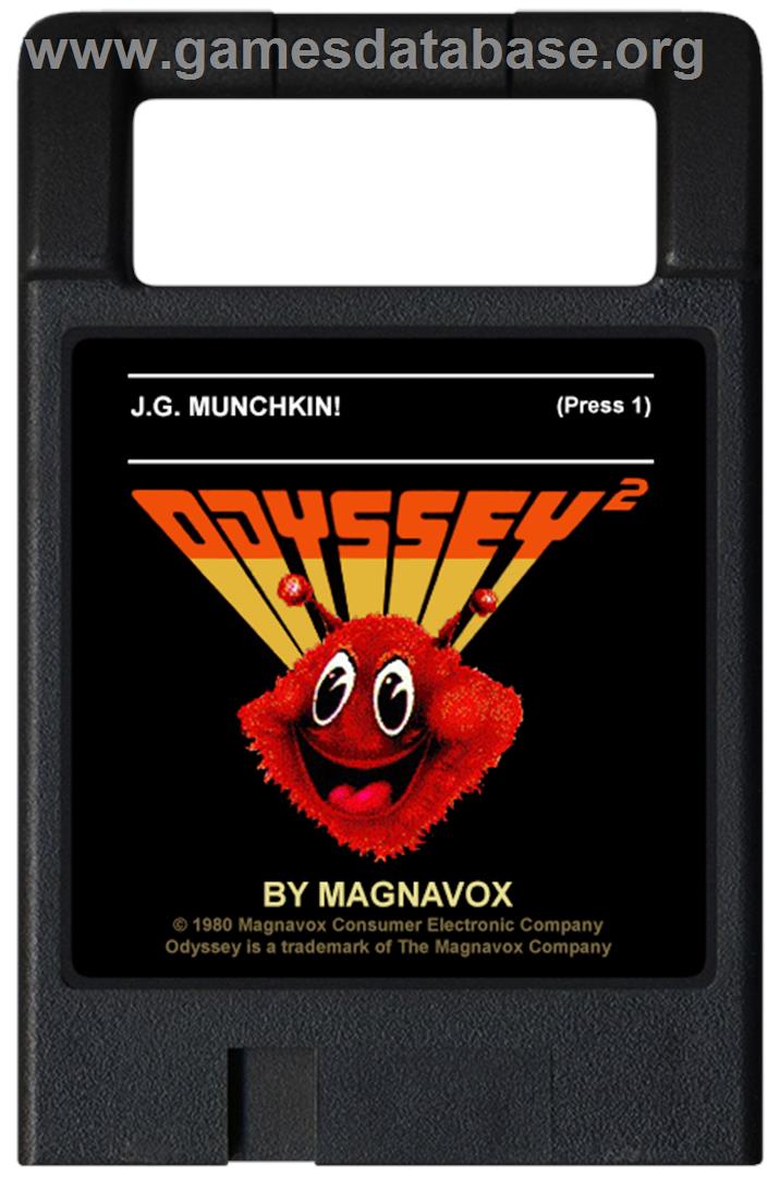 Come-Come Das Trevas - Magnavox Odyssey 2 - Artwork - Cartridge