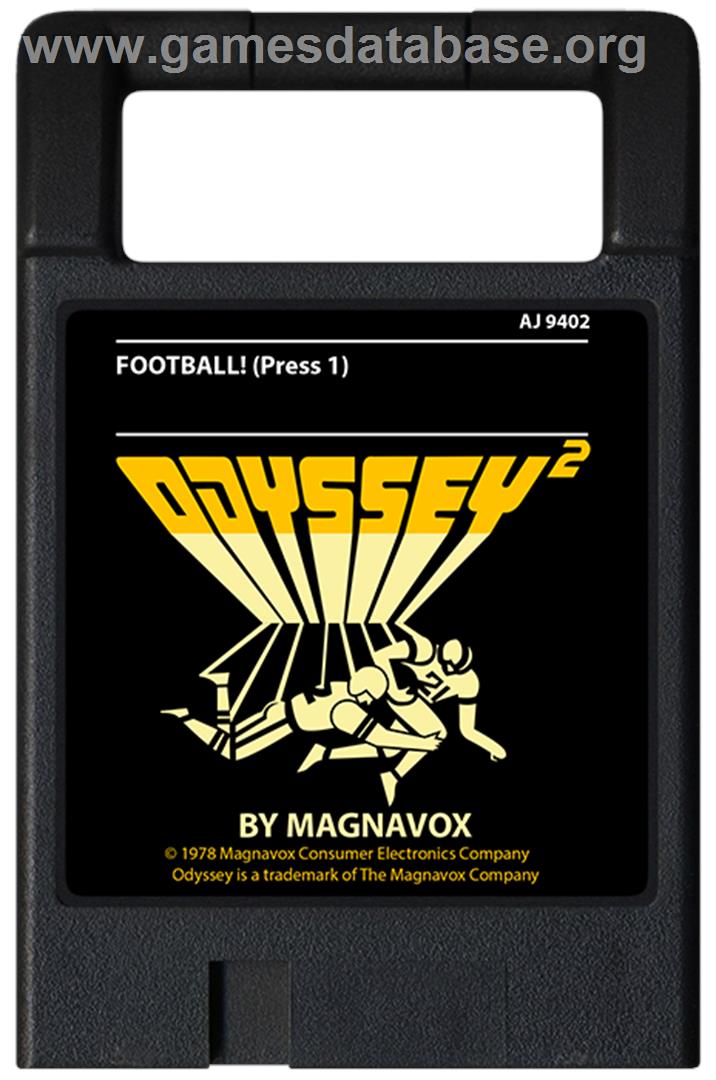 Football! - Magnavox Odyssey 2 - Artwork - Cartridge