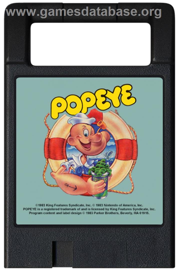 Popeye - Magnavox Odyssey 2 - Artwork - Cartridge
