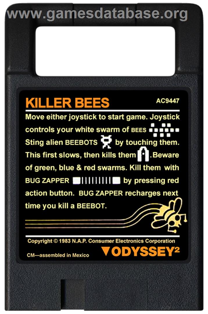Ruche Infernale, La - Magnavox Odyssey 2 - Artwork - Cartridge