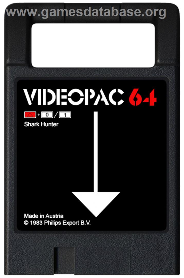 Shark Hunter - Magnavox Odyssey 2 - Artwork - Cartridge
