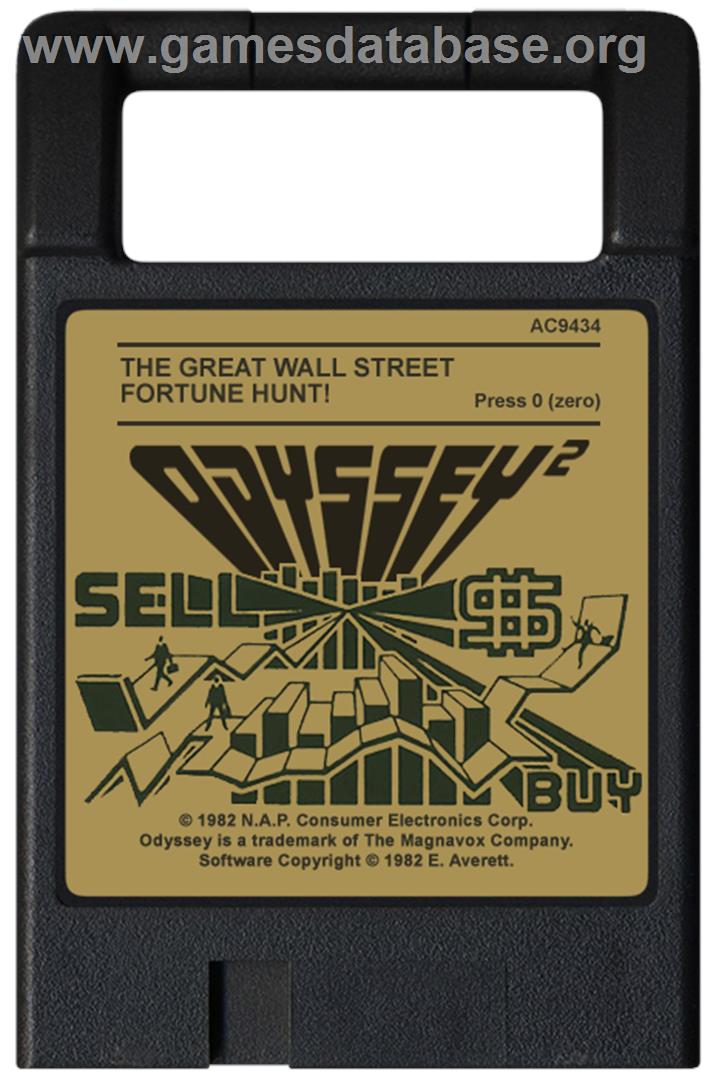 The Great Wall Street Fortune Hunt - Magnavox Odyssey 2 - Artwork - Cartridge