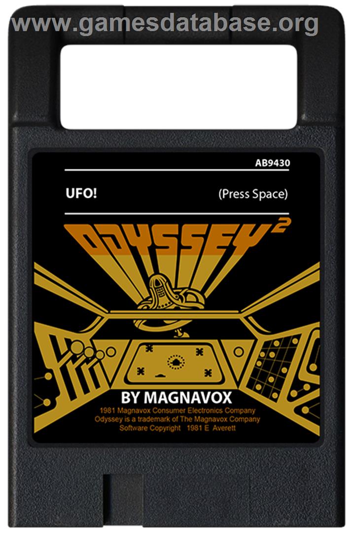 UFO - Magnavox Odyssey 2 - Artwork - Cartridge