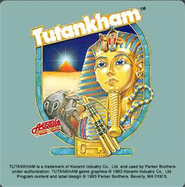 Top of cartridge artwork for Tutankham on the Magnavox Odyssey 2.