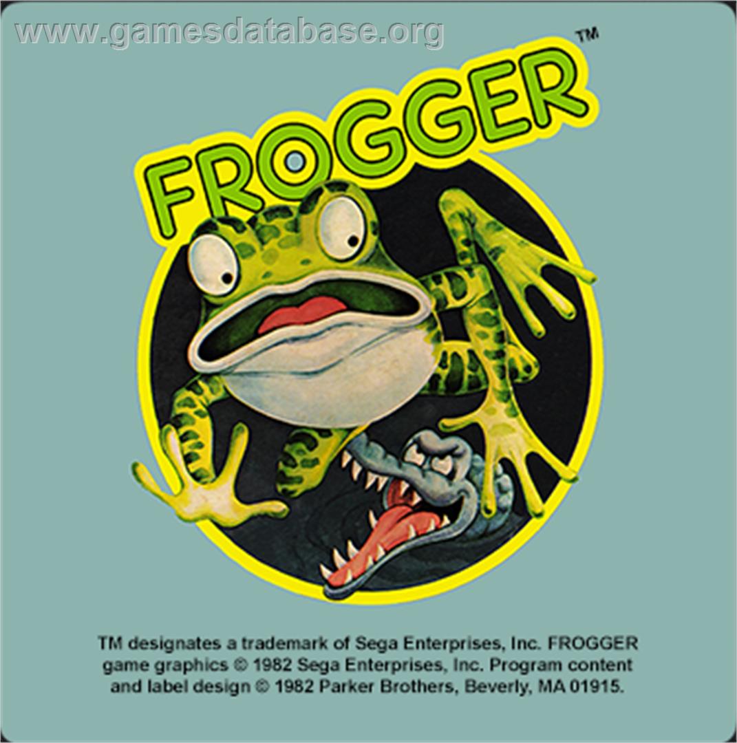 Frogger - Magnavox Odyssey 2 - Artwork - Cartridge Top